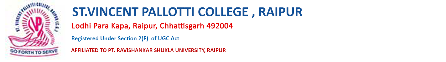 Logo St. Vincent Pallotti College - Raipur